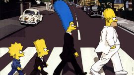 The Beatles por los Simpsons