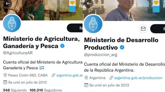 Producción y Agricultura siguen siendo ministerios en Twitter