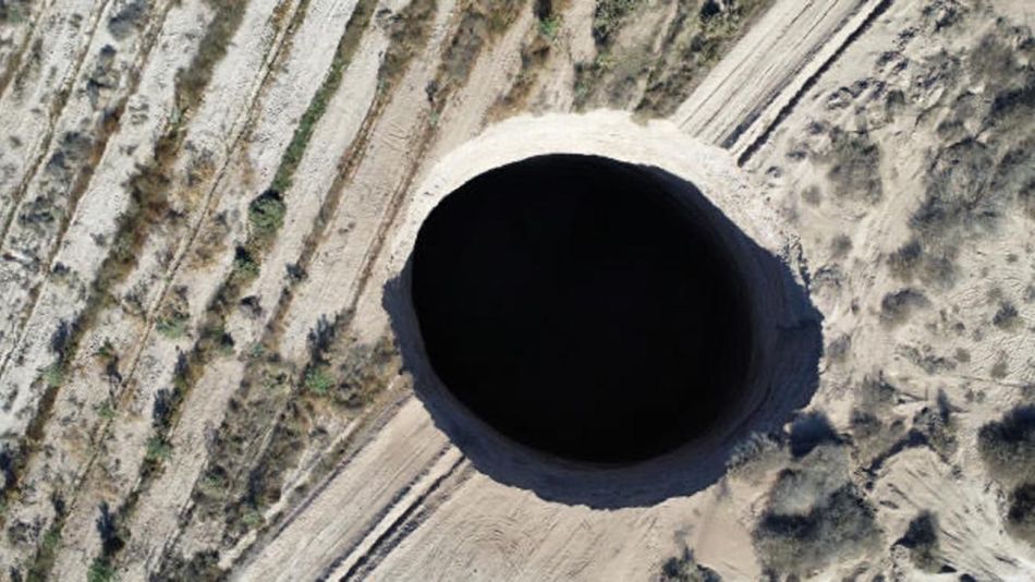 Enorme agujero se produjo en Chile de origen desconocido 20220809