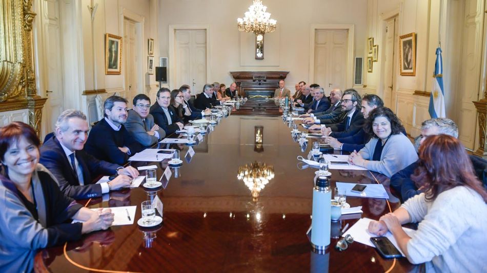 Alberto Fernández participa de la reunión de gabinete 20220810