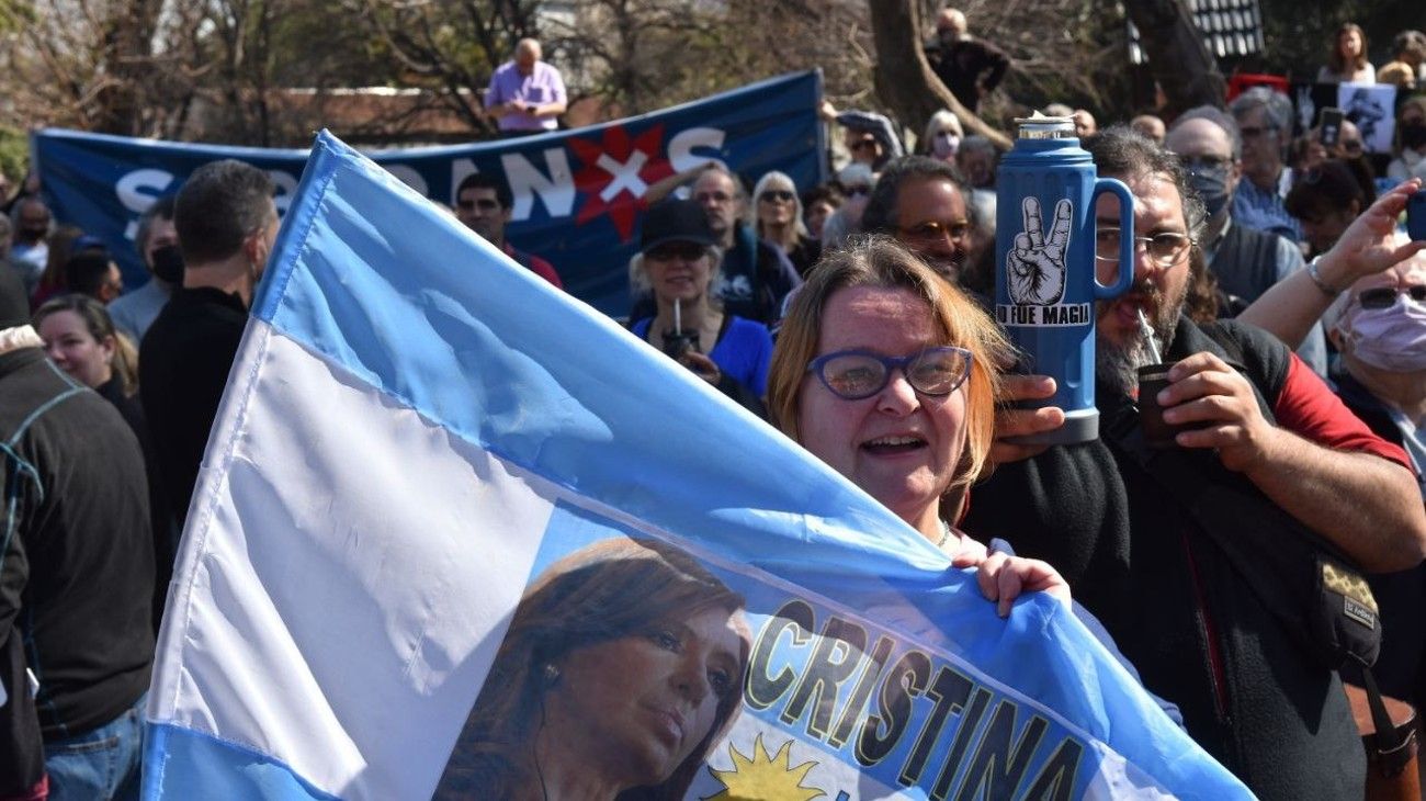 Las postales que dejó el acto kirchnerista en Parque Centenario.