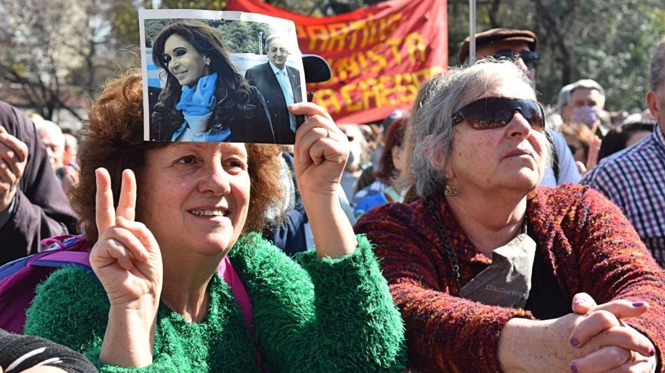 Las postales que dejó el acto kirchnerista en Parque Centenario.