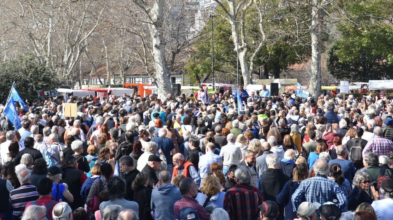 Las postales que dejó el acto kirchnerista en Parque Centenario.