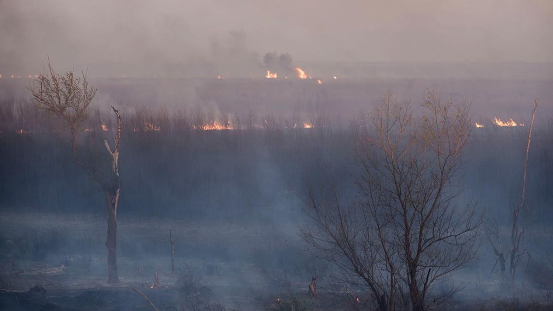 Por los incendios en el Delta, persiste el humo en Ciudad de Buenos ...