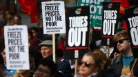 Protestas en Londres y Gran Bretaña por la inflación 20220816