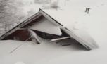 Una avalancha de nieve causó destrozos y gran alarma en el cerro Bayo