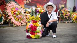 Nuevamente presencial, el 15 de agosto se realizó el desfile de silleteros en las calles de Medellín.