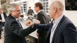 Alberto Fernandez y Horacio Rodríguez Larreta