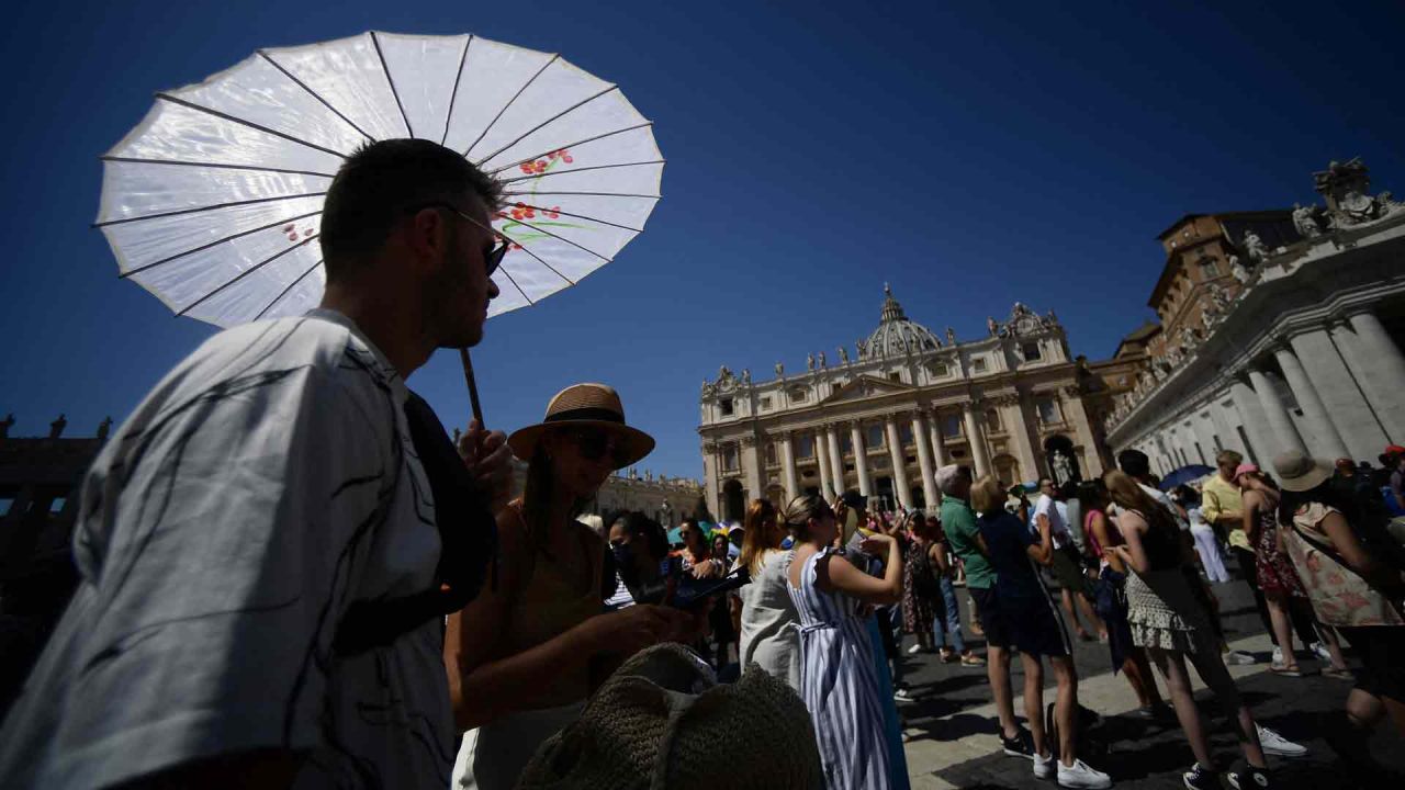 Ola de calor en el verano europeo del año 2022. | Foto:AFP
