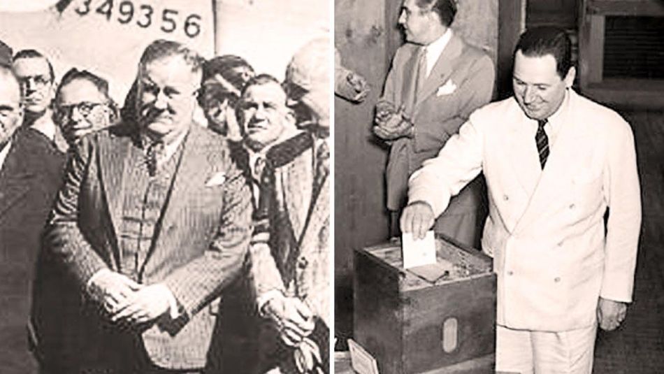 Spruille Braden y Juan Domingo Perón