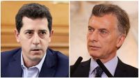 Wado de Pedro y Mauricio Macri.