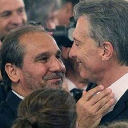 "Nicky" Caputo y Mauricio Macri.  | Foto:CEDOC