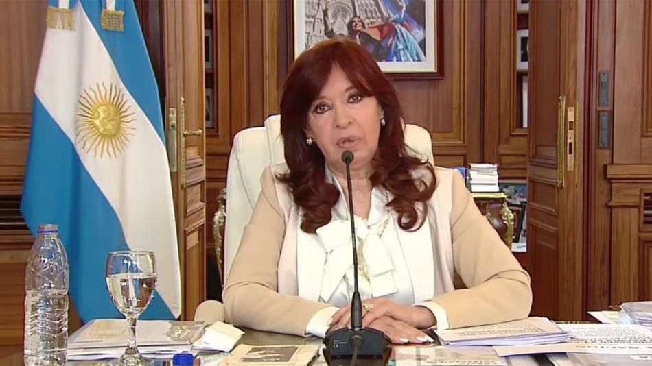 Cristina Fernández en su despacho 20220823
