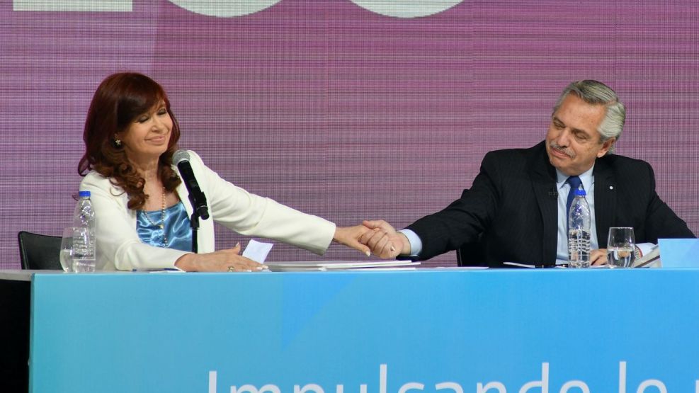 Alberto Fernández y Cristina Fernández 