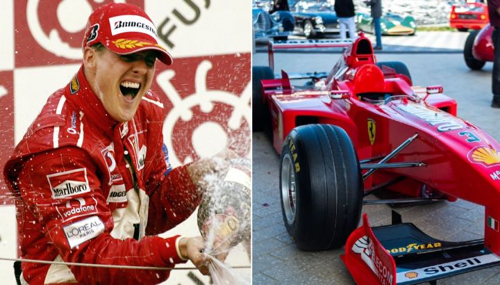 La mítica Ferrari "invencible" de Michael Schumacher fue subastada en más de 6 millones de dólares.