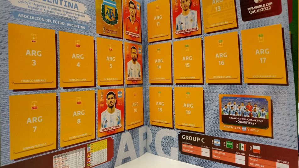 Álbum Qatar 2022 Argentina