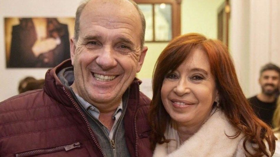 Pablo Zurro y Cristina Kirchner