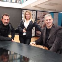 (De izquierda a derecha) Lic. Sebastián Safar. Socia Gerente Dir. Comercial Marcelo Celestino Resp. Marketing Digital Carina Carrique Cosmiátra. Asesora técnica San Isidro.