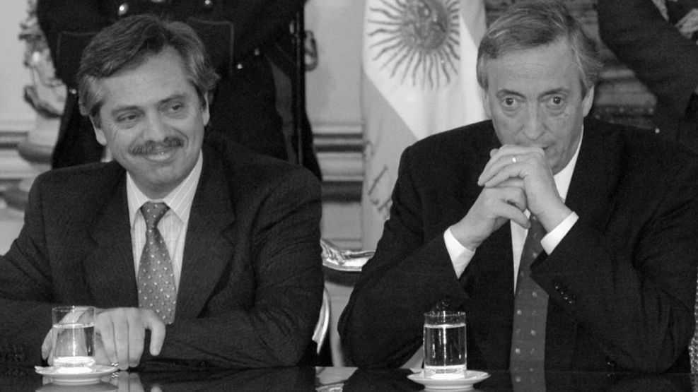 Alberto Fernández y Néstor Kirchner en 2005