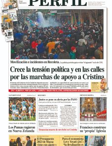 La tapa del Diario PERFIL del domingo 28 de agosto de 2022