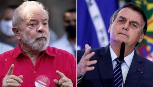 Primer debate entre Lula y Bolsonaro en Brasil