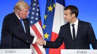 Emmanuel Macron y Donald Trump 20220830