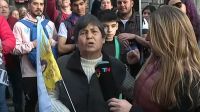 Una mujer que fue al acto K en Plaza de Mayo graficó con TN la grieta política: "Estoy peleada con mis hijas...".