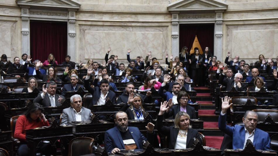 Sesión en Diputados