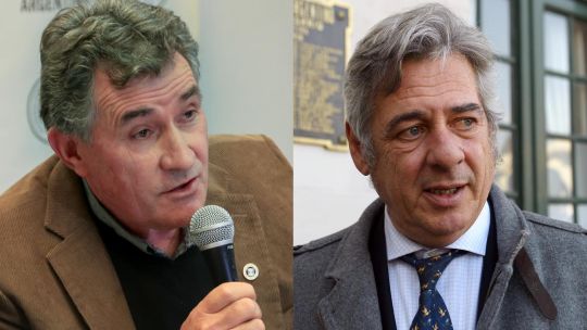 Carlos Achetoni, presidente de la Federación Agraria y de Nicolás Pino, de la SRA 20220905