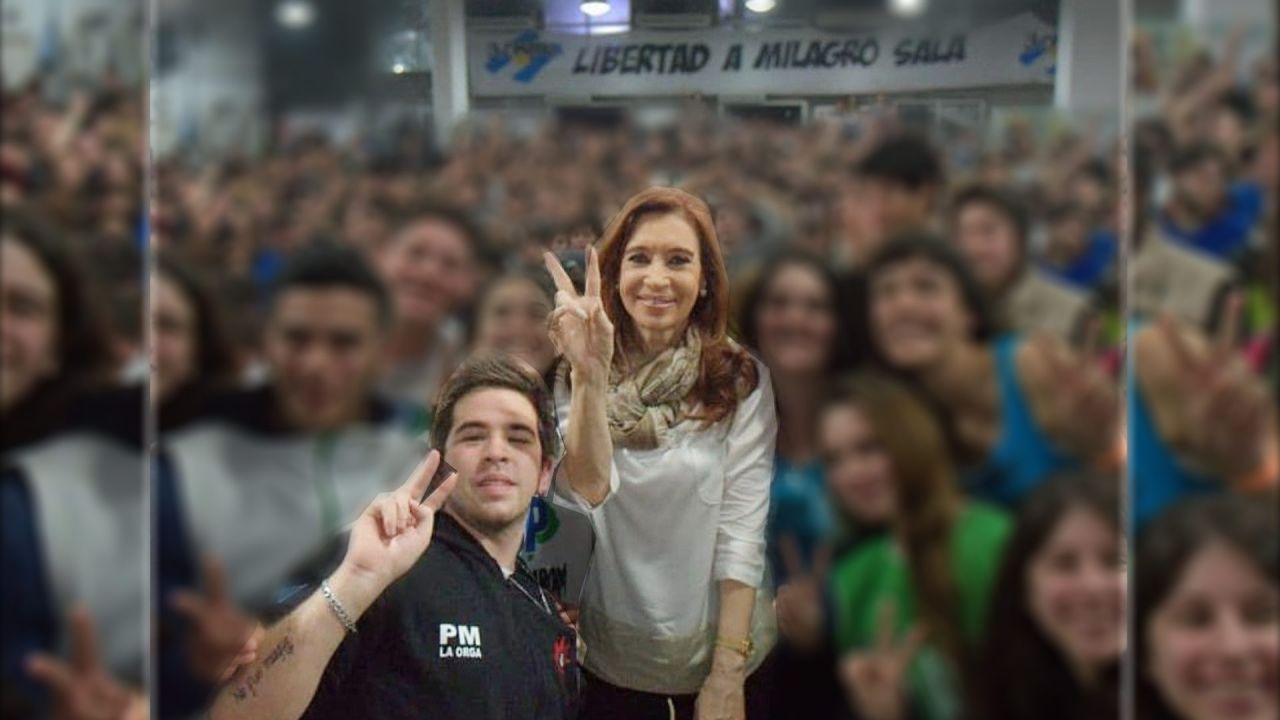 Ignacio Barbieri con Cristina Kirchner | Foto:cedoc