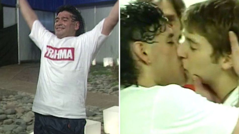 Así fue el día que Diego Maradona visitó la casa de Gran Hermano