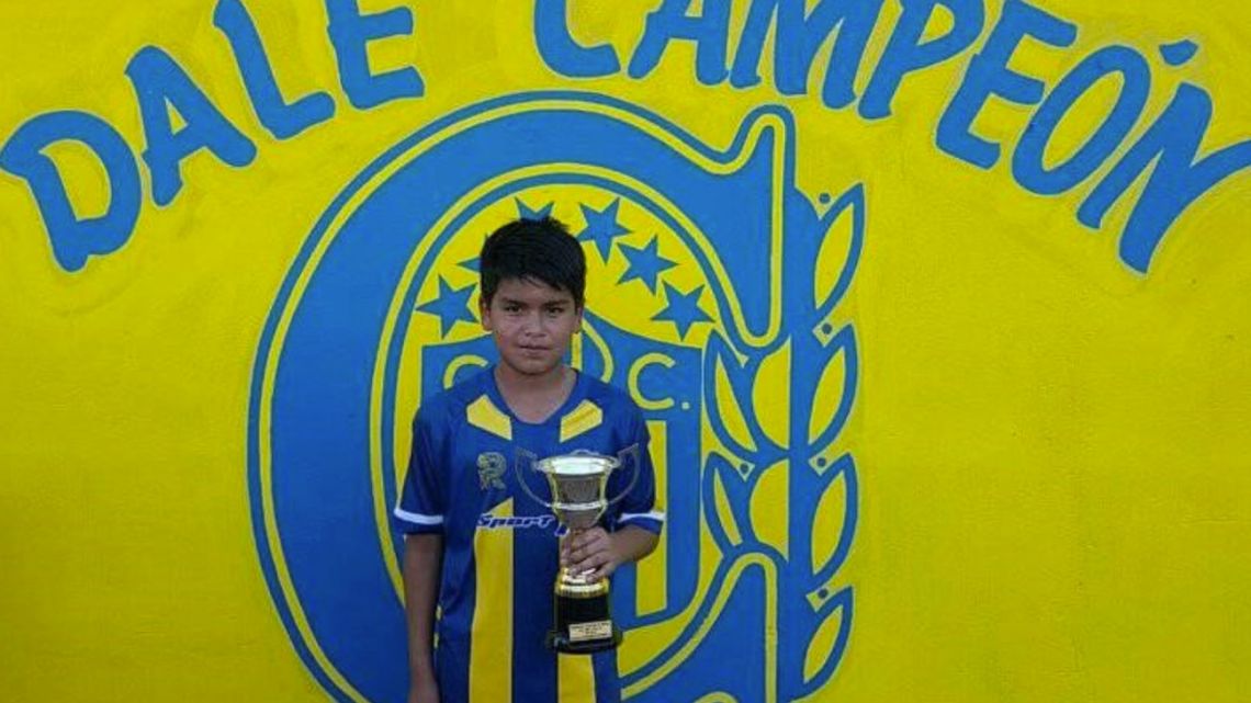 Thirteen-year-old Lucas Vega Caballero was killed just a few metres from his home in Rosario.