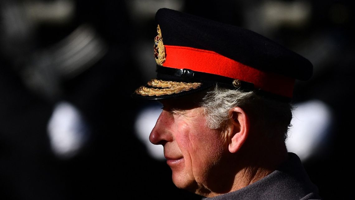 In this file photo taken on November 11, 2018, Britain's Prince Charles, Prince of Wales attends the Remembrance Sunday ceremony on Whitehall in central London. Charles has spent virtually his entire life waiting to succeed his mother, Queen Elizabeth II, even as he took on more of her duties and responsibilities as she aged. But the late monarch's eldest son, 73, made the most of his record-breaking time as the longest-serving heir to the throne by forging his own path. 
