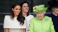 Meghan Markle y la reina Isabel 