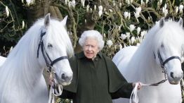 La reina Isaber con una de sus mayores pasiones: los caballos