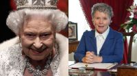 Isabel II y la actriz Imelda Staunton interpretándola