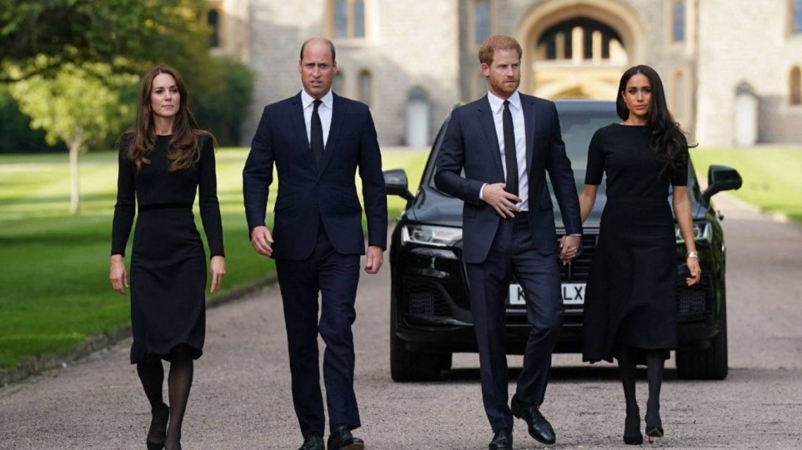 El príncipe William y el príncipe Harry se reencontraron en el Castillo ...