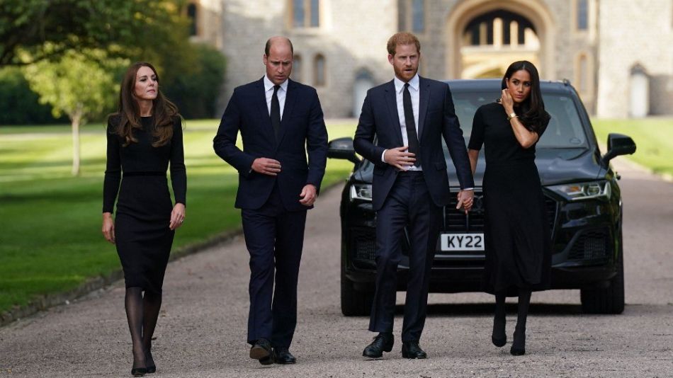 El príncipe William y el príncipe Harry se reencontraron en el Castillo de Windsor