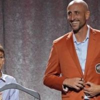 Manu Ginóbili ingresó al Salón de la Fama y cautivó con un emotivo discurso