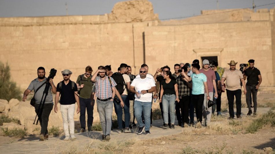 Turistas en ruinas milenarias el norte de Irak: quieren dar "vuelta la página" al sangriento capítulo de Estado Islámico.