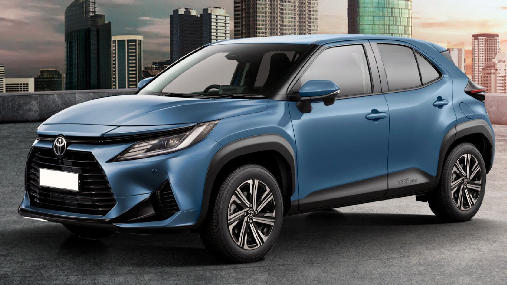 As Ser a El Nuevo SUV Compacto De Toyota Basado En El Yaris Parabrisas