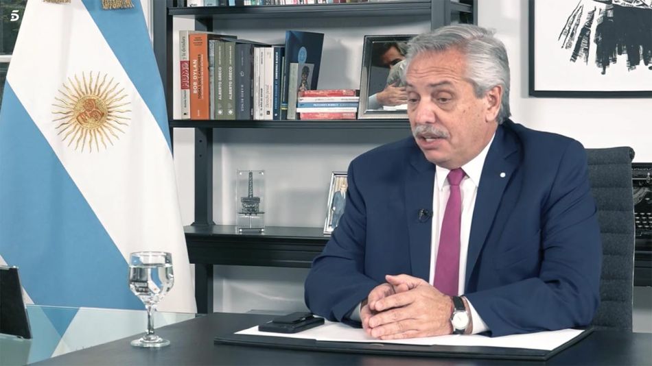 Entrevista a Alberto Fernández , presidente de Argentina, para hablar sobre el suceso ocurrido con la vicepresidenta
