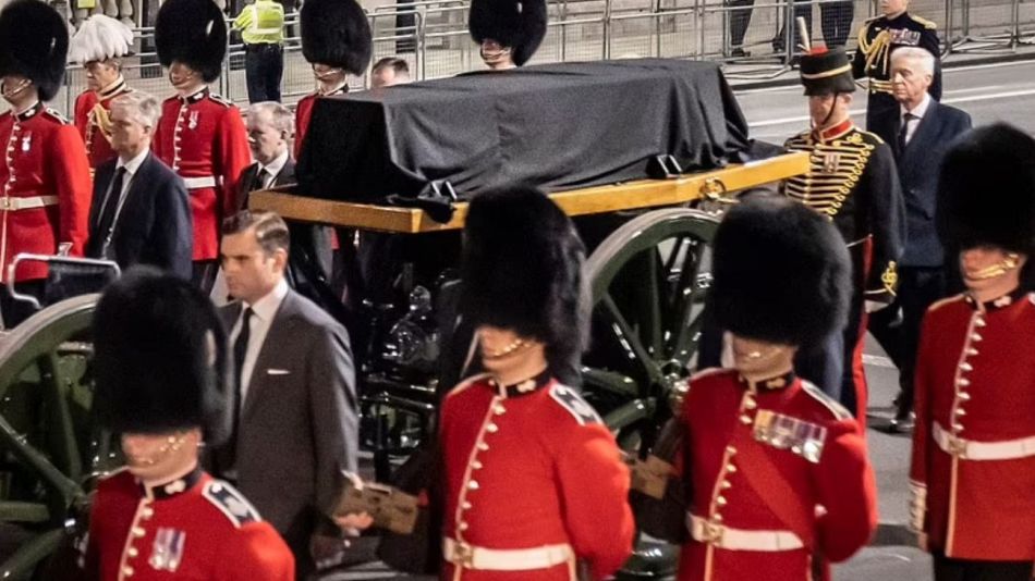 Ensayos del funeral de la reina