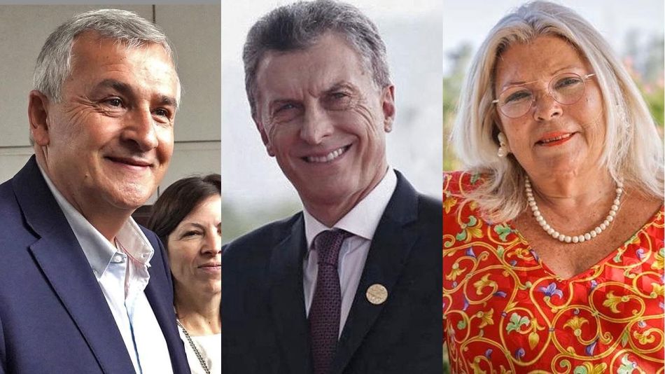 Gerardo Morales, Mauricio Macri y Elisa Carrió 20220915