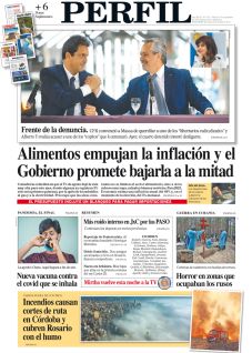 La tapa del Diario PERFIL del sábado 17 de septiembre de 2022