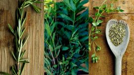 Romero, cedrón y orégano.