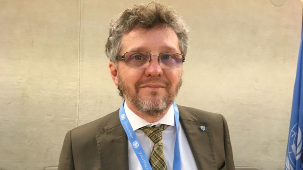 El profesor argentino Fabian Salvioli, “Relator especial” del Consejo de Derechos Humanos de la ONU.