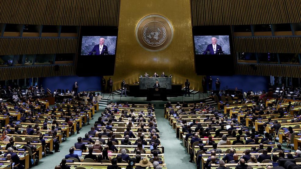 La Asamblea General de la ONU en Nueva York.