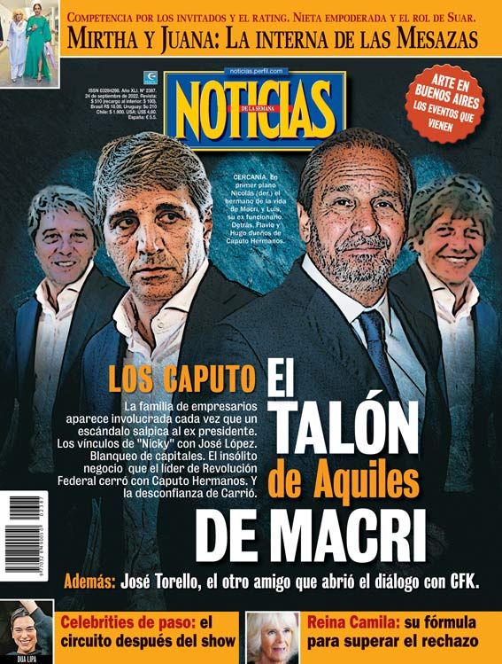 Tapa Nº 2387 | Los Caputo: el talón de Aquiles de Macri | Foto:Pablo Temes