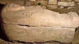 El sarcófago se encontraba en el sitio de Saqqara.